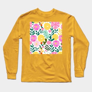 Spring flower garden 5 (MD23SPR021) Long Sleeve T-Shirt